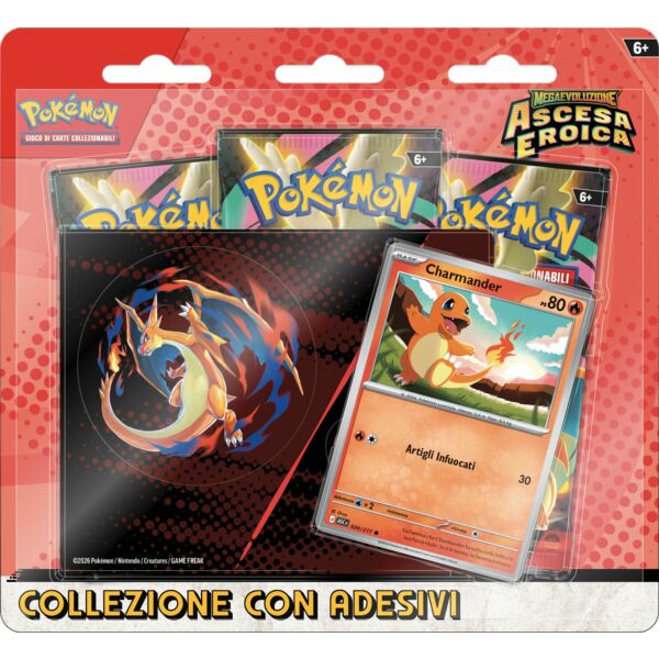 Pre-ordine Pokémon Collezione con Adesivi dell'espansione Megaevoluzione - Ascesa Eroica (IT)