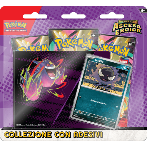 Pre-ordine Pokémon Collezione con Adesivi dell'espansione Megaevoluzione - Ascesa Eroica (IT)