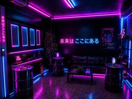 ALLESTIMENTO CYBERPUNK LED