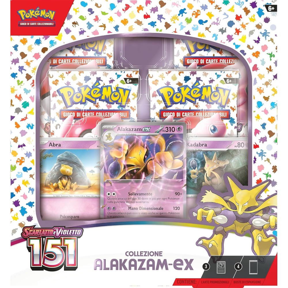 GCC Pokémon Scarlatto e Violetto 151 - Collezione Alakazam-ex