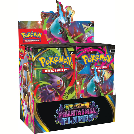 pre-order Pokemon Megaevoluzione Fiamme Spettrali Box 36 Buste ITA