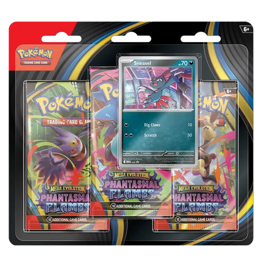 pre-order Pokemon Megaevoluzione fiamme spettrali Blister 3 Buste ITA