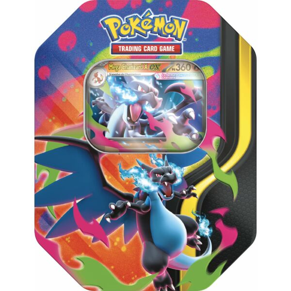 pre-ordini Pokemon Tin da Collezione Mega Charizard X o Mega Charizard Y - ITA -