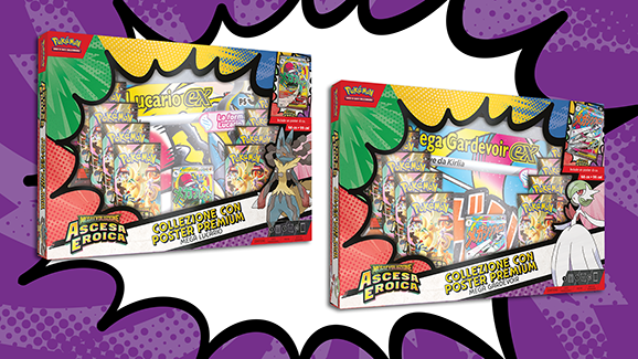 Pre.-ordine Collezione con poster premium Mega Lucario o Mega Gardevoir