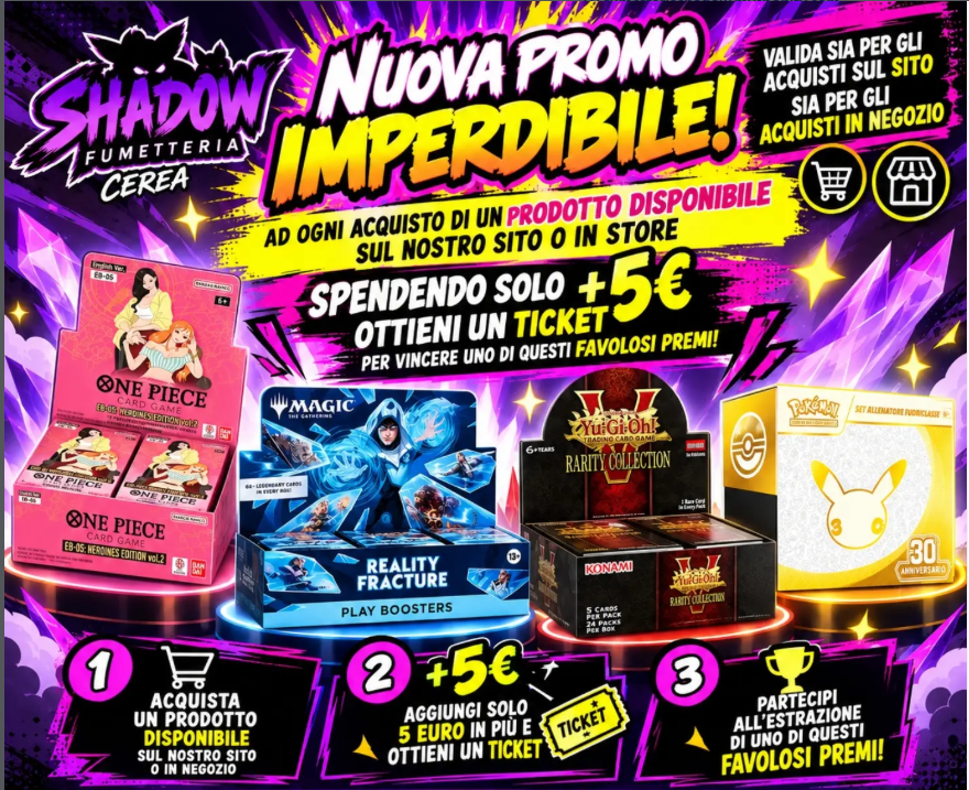 Ticket per partecipare alla Lotteria TCG