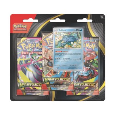 Megaevoluzione - 3 Pack Blister - Golduck (ITA)