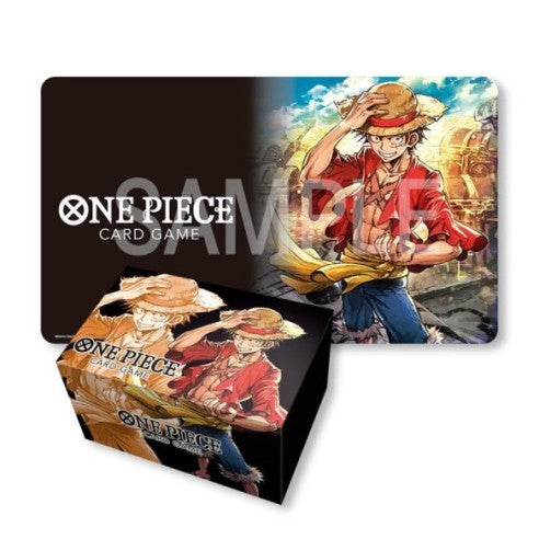 One Piece Card Game Playmat and Storage Box Set Monkey D Luffy - ENG