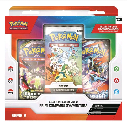 PRE-ORDINE Pokémon Collezione Illustrazione Primi Compagnid'Avventura - Serie 2